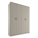 Guarda-Roupa Solteiro Asti 100% MDF 4 Portas 2 Gavetas Urbi